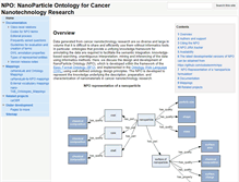 Tablet Screenshot of nano-ontology.org
